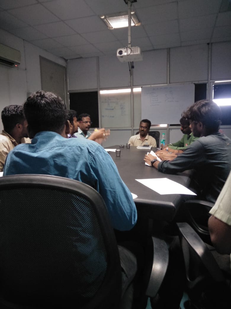 Training Session at Gencor Auto Engineering pvt Ltd, Chennai